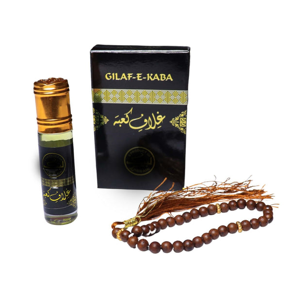 Ghilaf-e-Kaaba – Sacred Ittar & Tasbeeh Gift Set