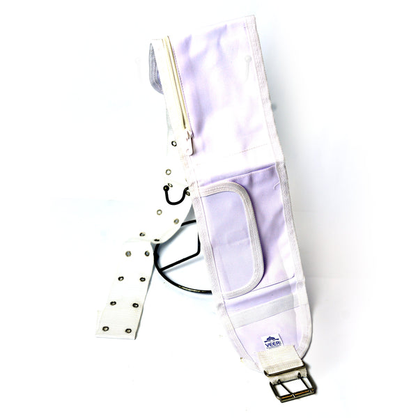 White Ehraam Belt for Umrah – Free Size