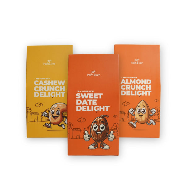 Palm Tree Dates And Nuts Combo - Dates, Almonds And Cashews