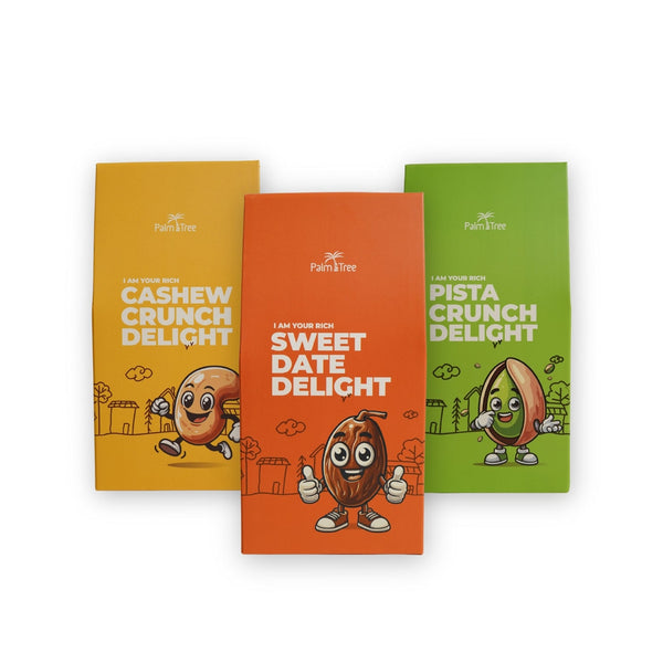 Palm Tree Dates And Nuts Combo - Dates, Cashews And Pistachios