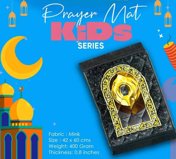 Premium Soft Velvet Prayer Mat for Children